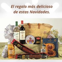 Bolso paja de Navidad